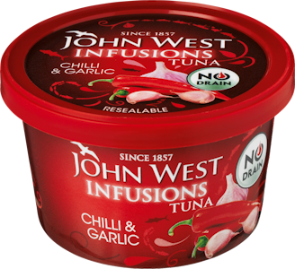 John West Infusions Valutettu Tonnikala Chili ja Valkosipuli 80g