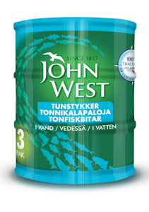 John West Tonnikalapaloja vedessä 3x145g/102g