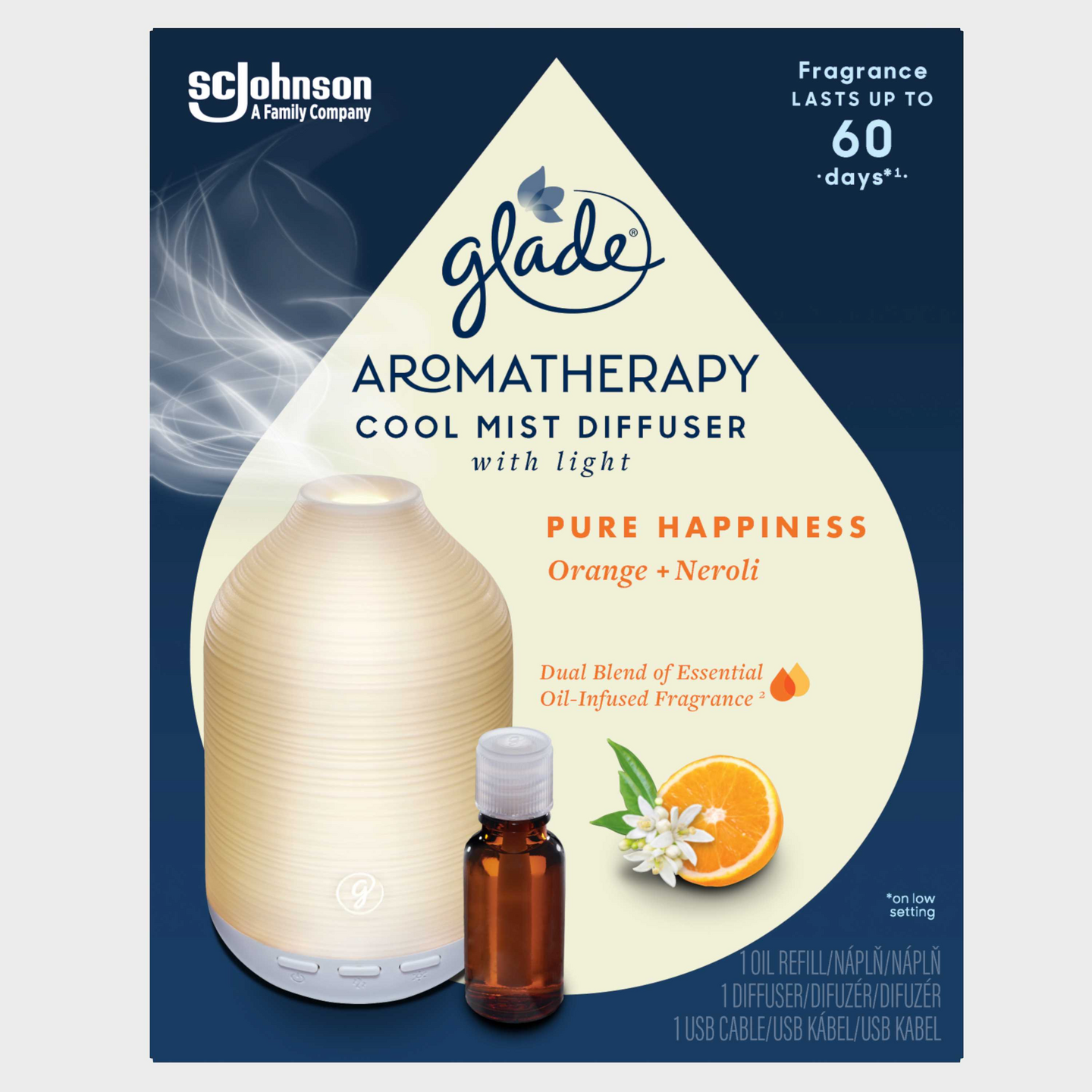 Glade Aromatherapy Diffuuseri laite 17,4ml Pure Happiness