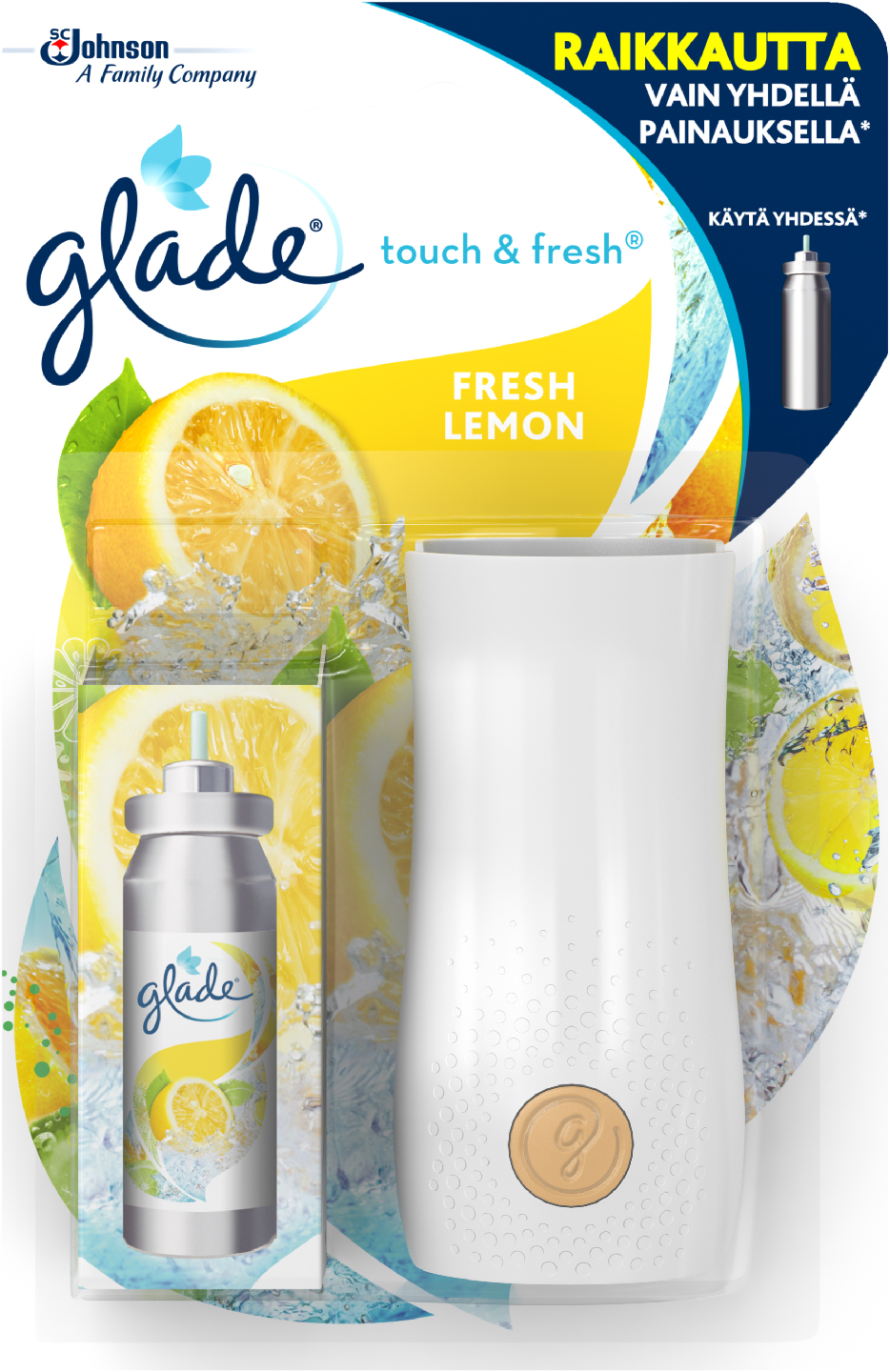 Glade Touch&Fresh ilmanraikastin 10ml sitruuna