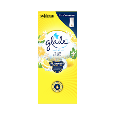 Glade One Touch Fresh Lemon 10 ml täyttöpakkaus