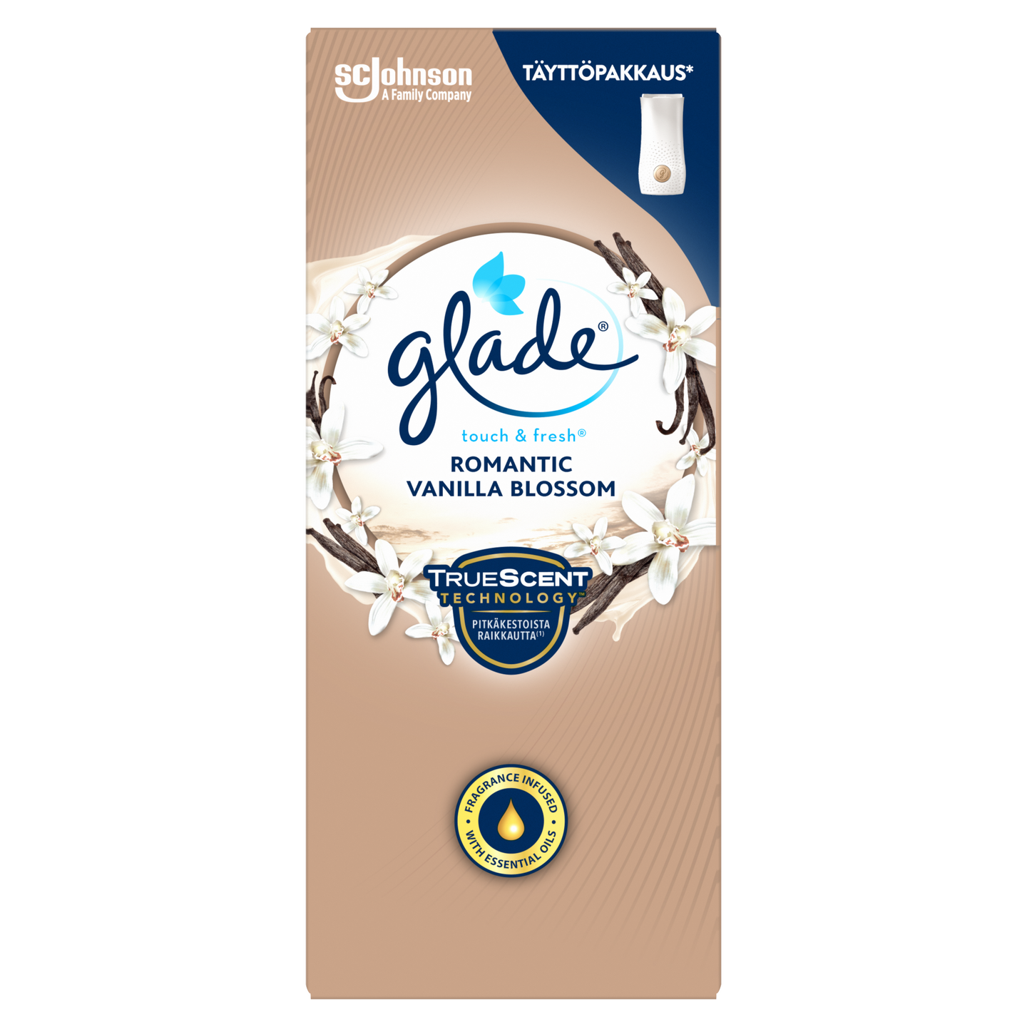 Glade One Touch 10ml Vanilla täyttö