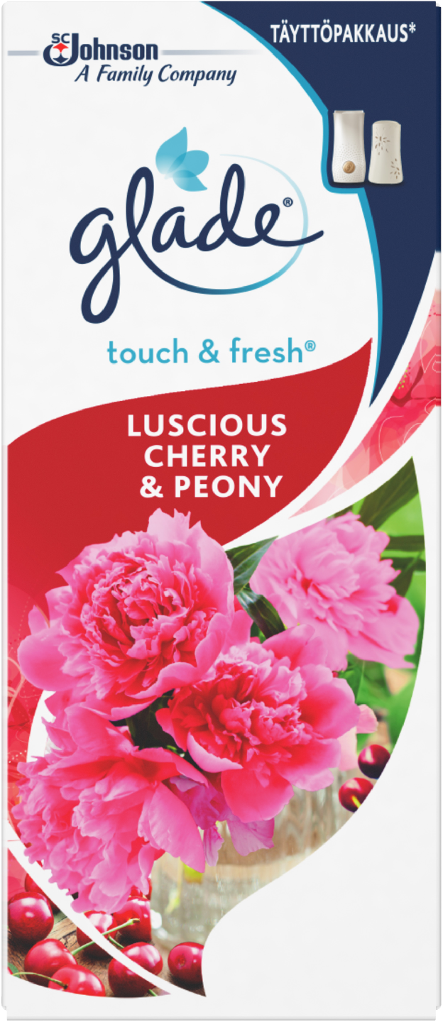 Glade One Touch 10ml Peony&Cherry täyttö