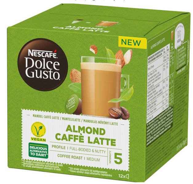 Nescafe Dolce Gusto Almond Caffe Latte kahvikapseli 12 kpl