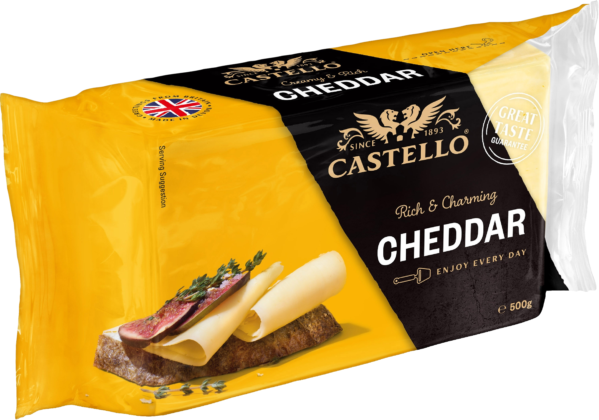 Castello artfully authentic cheddar juusto 500g