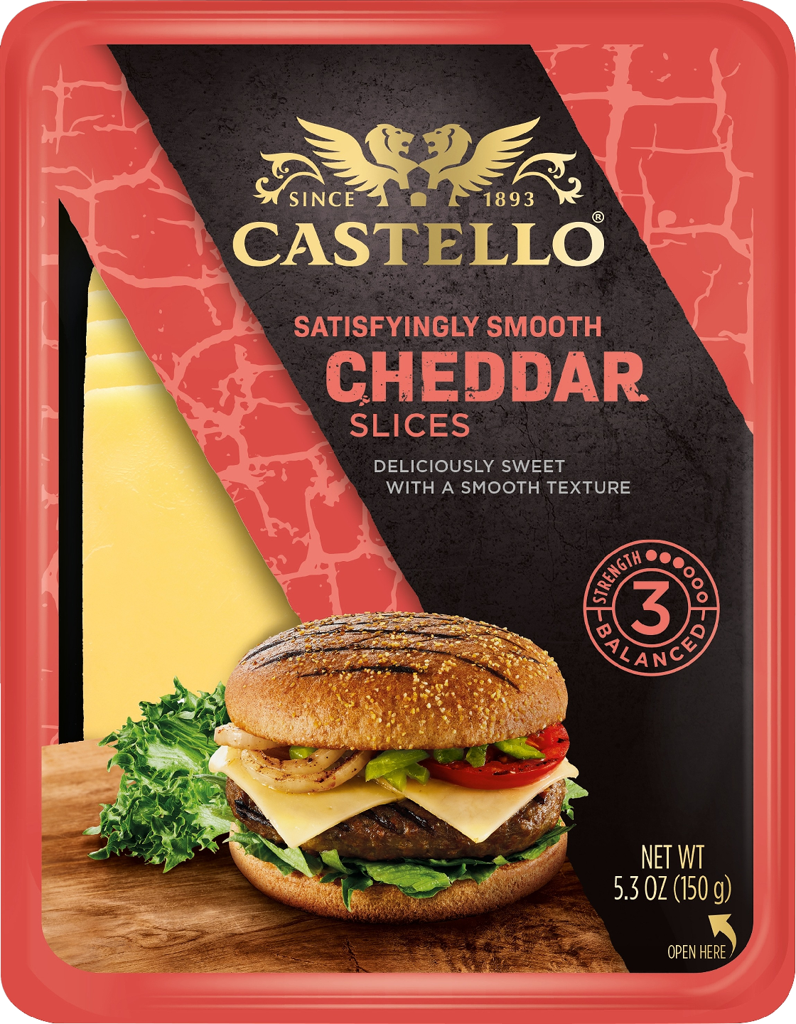 Castello Burger Cheddar juusto 150 g