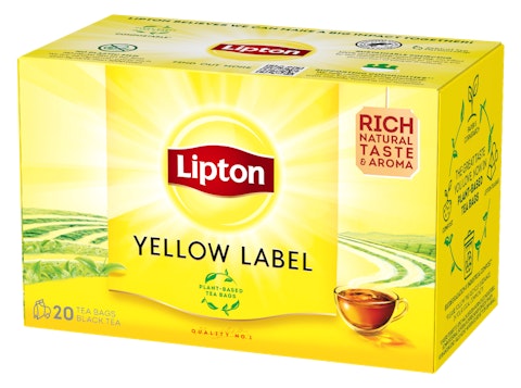 Lipton Yellow Label Tea 20 teepussia