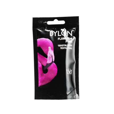 Dylon 50g Flamingo Pink 29 tekstiiliväri käsinpesu