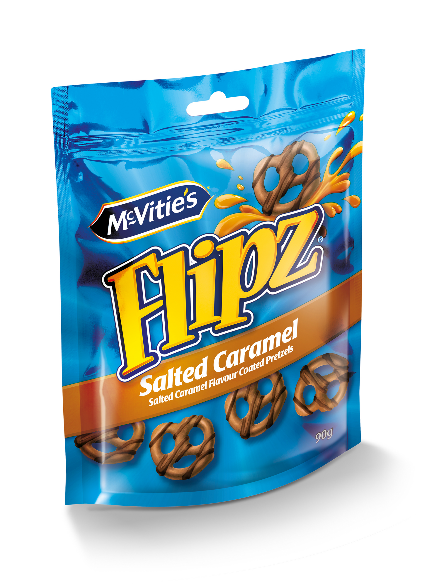 McVitie's Flipz Pretzel 90g suola karamelli