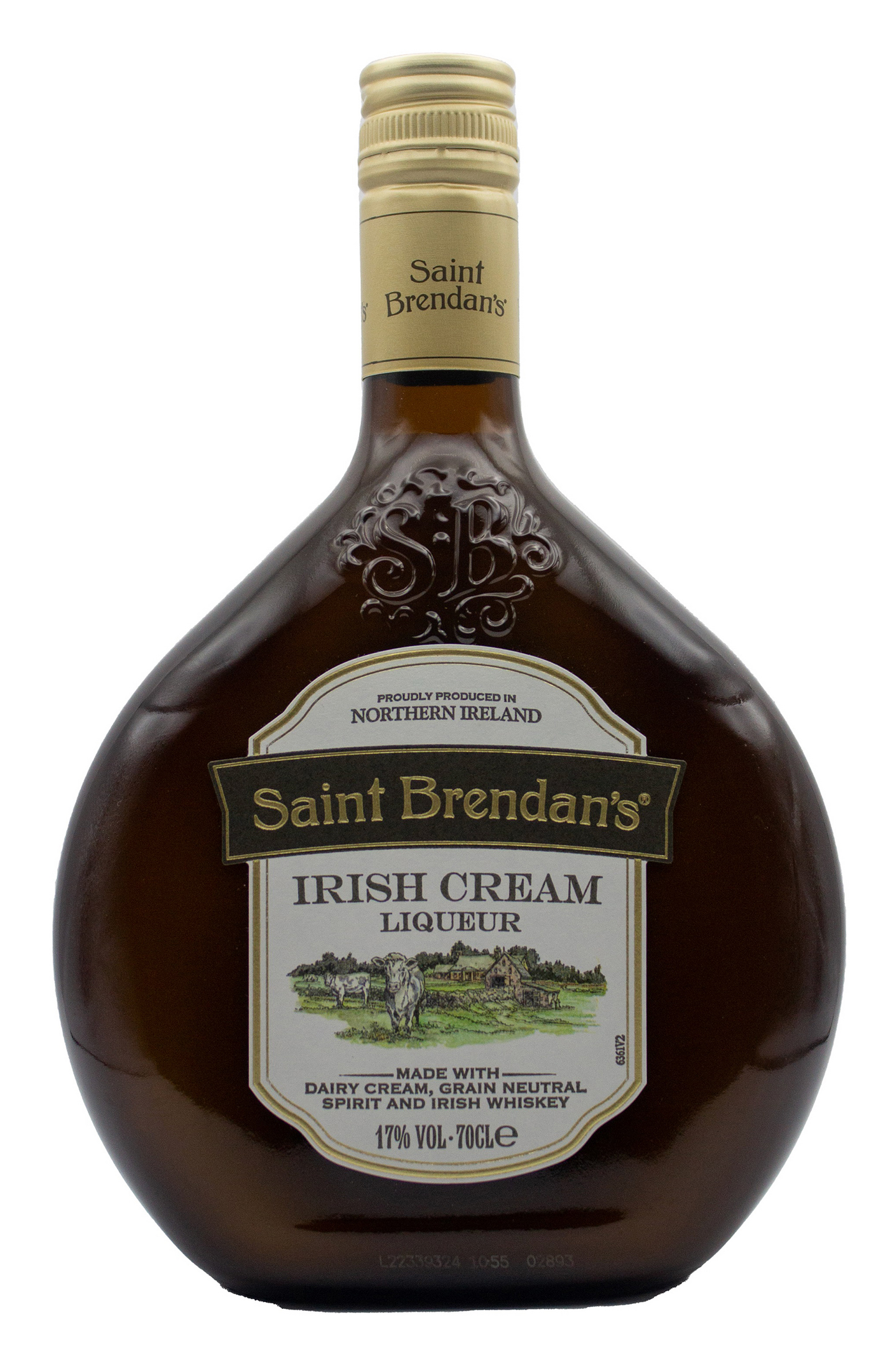 Saint Brendan's Irish Cream Liqueur 70cl 17%