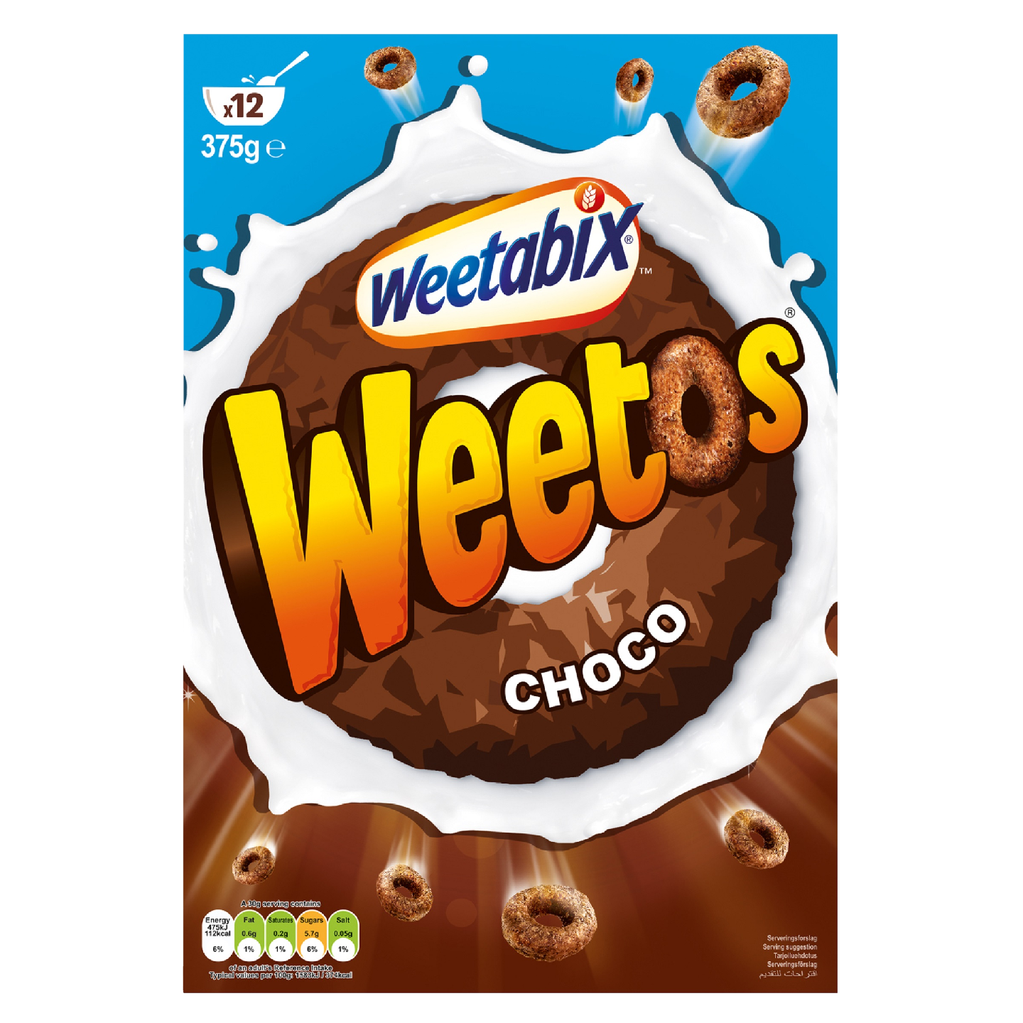 Weetos suklaavehnämurorinkulat 375 g