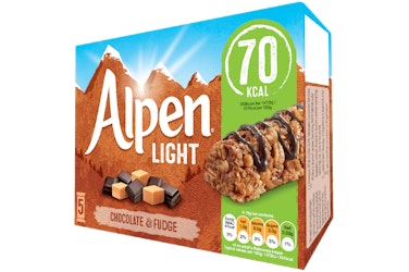 Alpen Light 5x19g Chocolatefudge patukka - Ruoan hinta