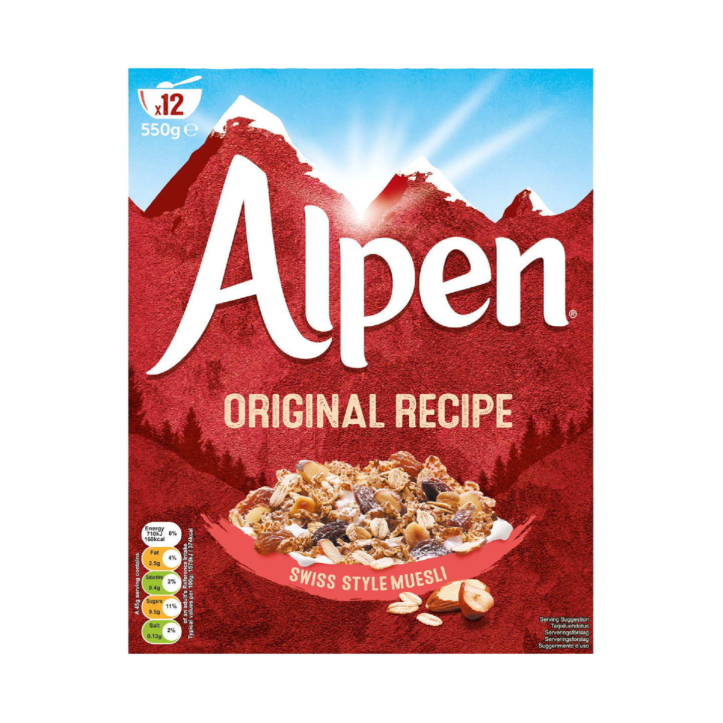 Alpen Original 550 g mysli