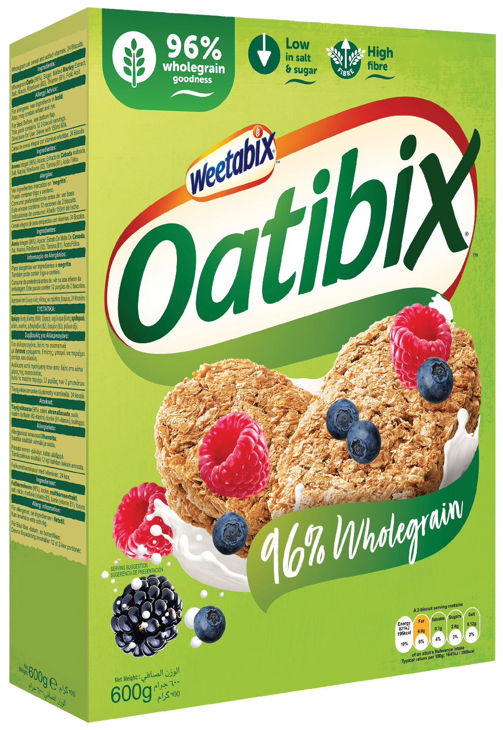 Weetabix Oatibix täysjyväkauramuroke 600g