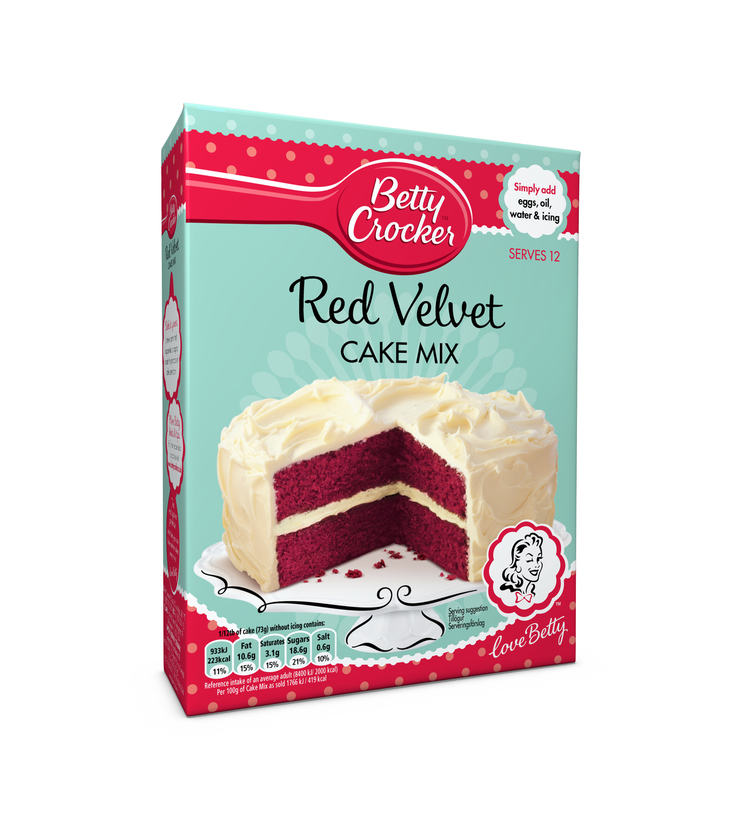 BC Red Velvet kakkumix 425g | K-Ruoka Verkkokauppa