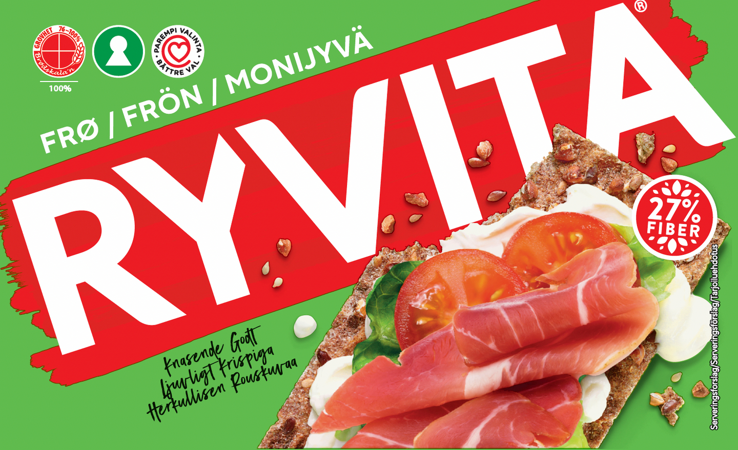 Ryvita Multi-Grain täysjyväruisnäkkileipä 250g