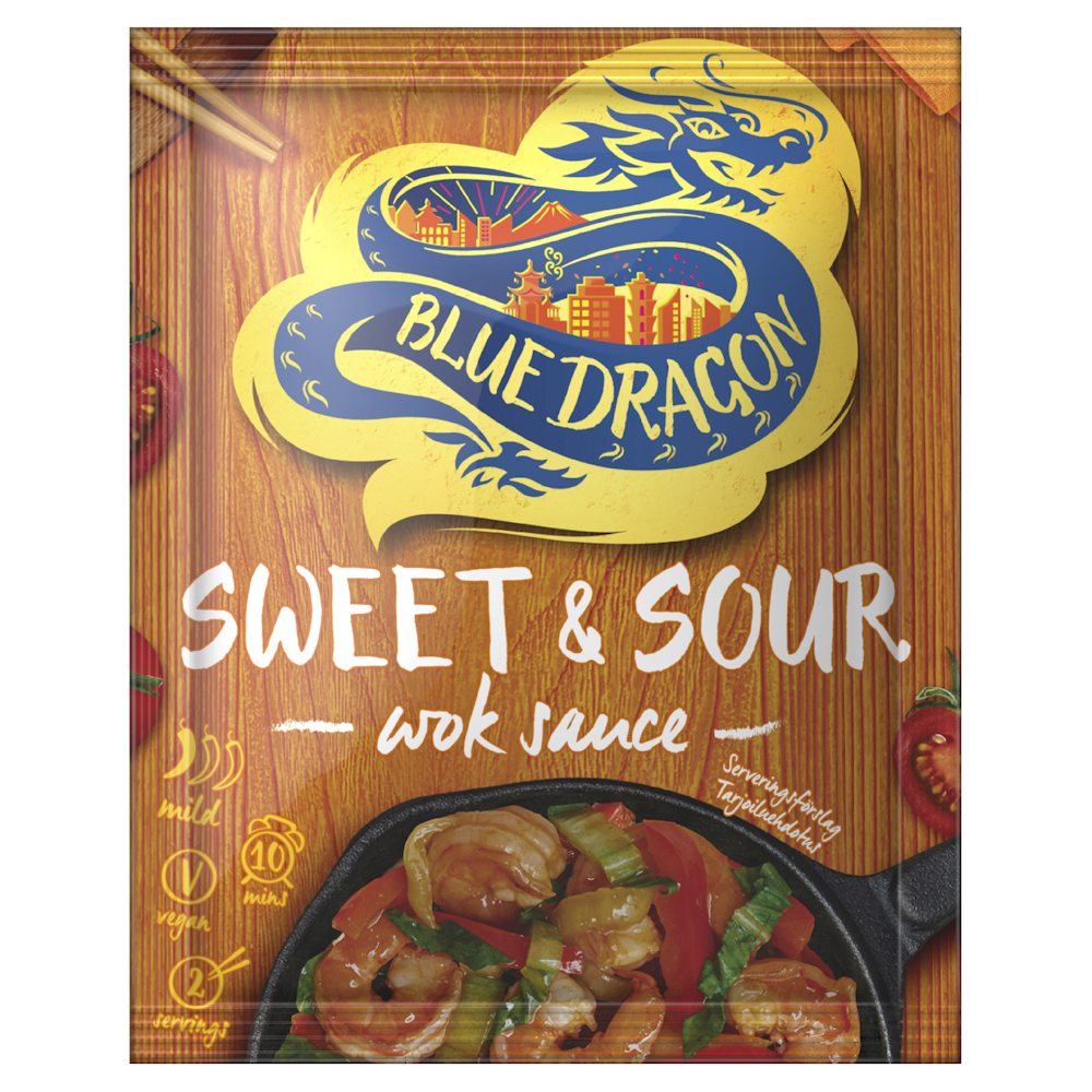 Blue Dragon Sweetsour wokkastike 120g — HoReCatukku Kespro