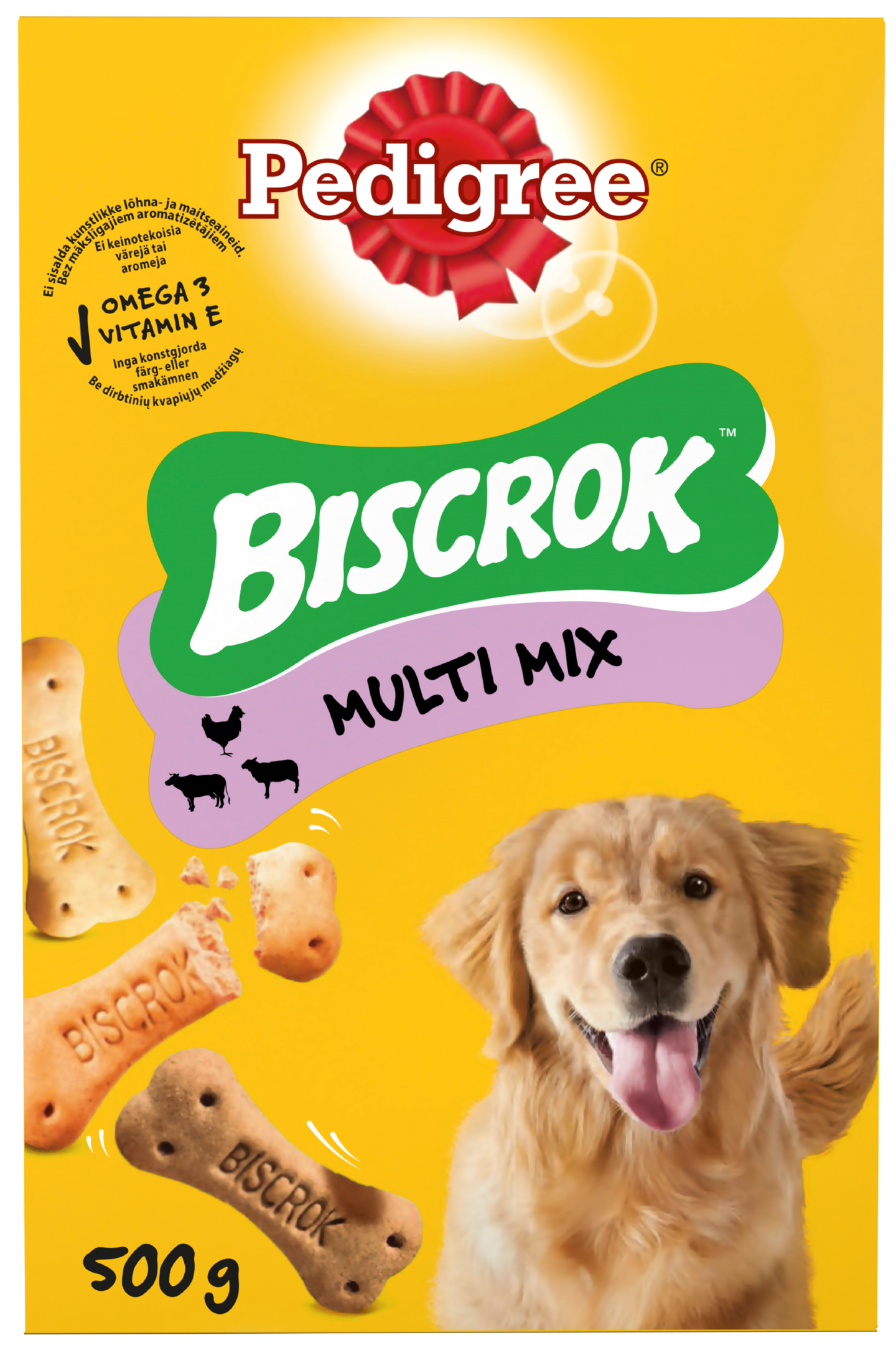 Pedigree Multi Biscrok koirankeksi 500g