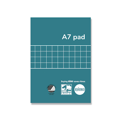 Avolehtiö A7 7x7mm 70 sivua 10 kpl