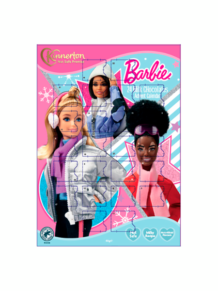 Kinnerton Barbie suklaajoulukalenteri 40g