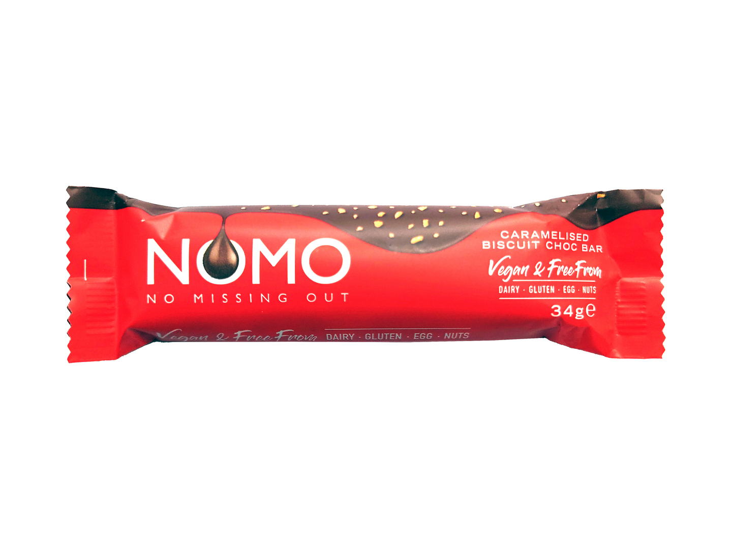 NOMO suklaapatukka Caramelized Biscuit 34g