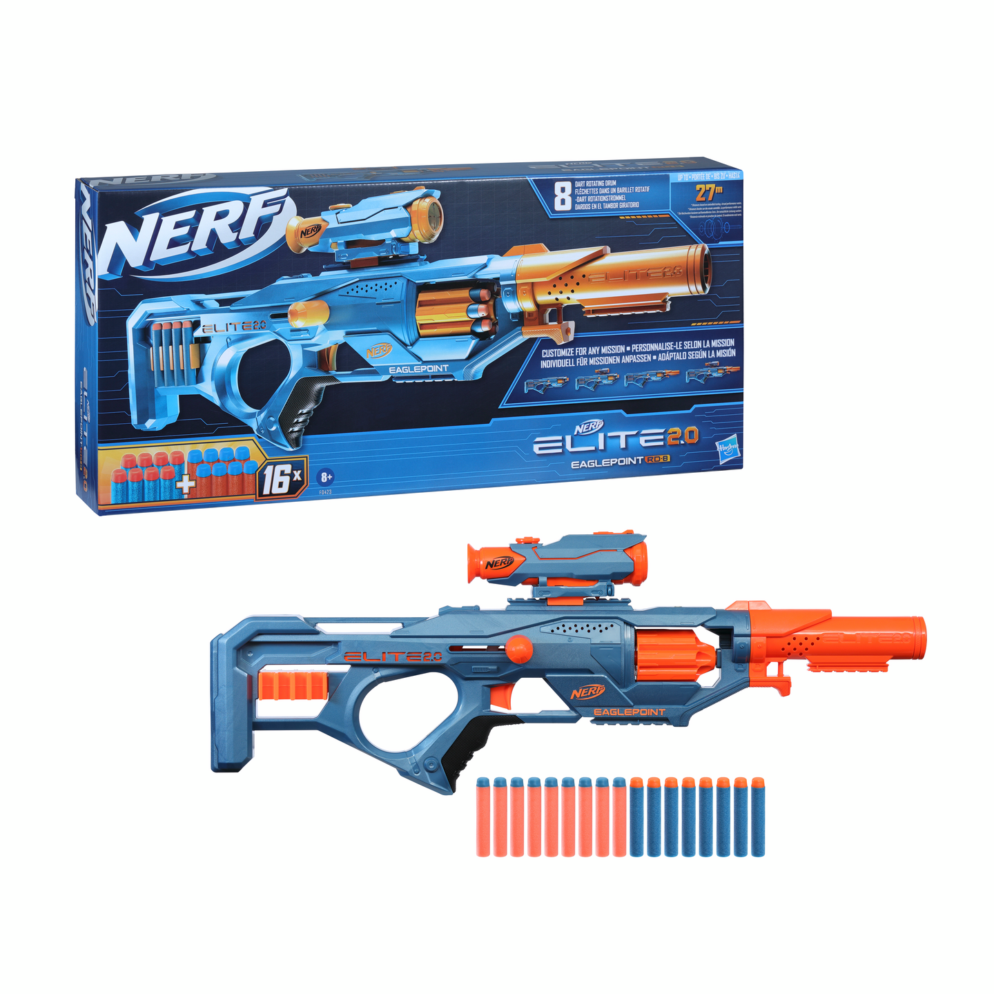 Nerf elite 2.0 eaglepoint rd 8