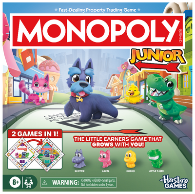 Monopoly Junior 2 In 1 Refresh SE/FI