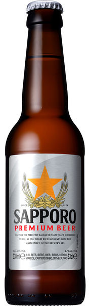 Sapporo Premium Lager olut 4,7% 0,33l