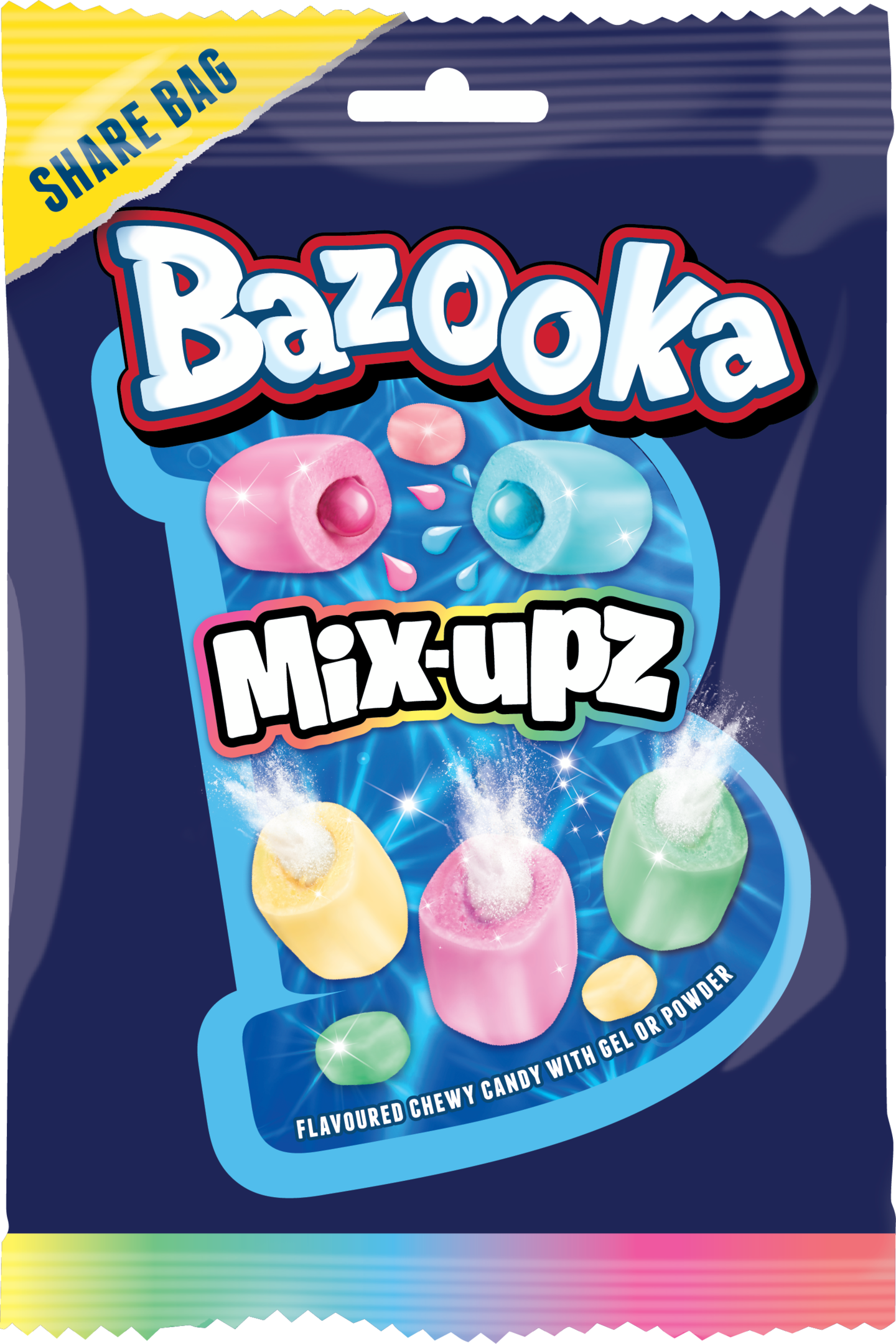 Bazooka Mix-UPZ hedelmätoffee 120g