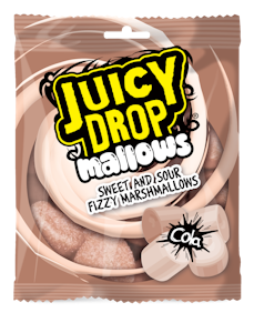 Bazooka Juicy Drop Mallows Colan vaahtokarkkeja 100g