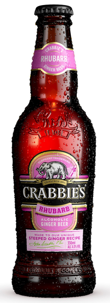 Crabbies Rhubarb Ginger Beer 4% 0,33l
