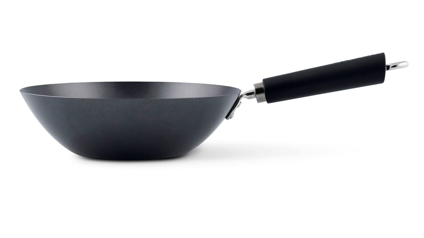 Ken Hom Excellence non-stick wok 27 cm musta | K-Ruoka Verkkokauppa