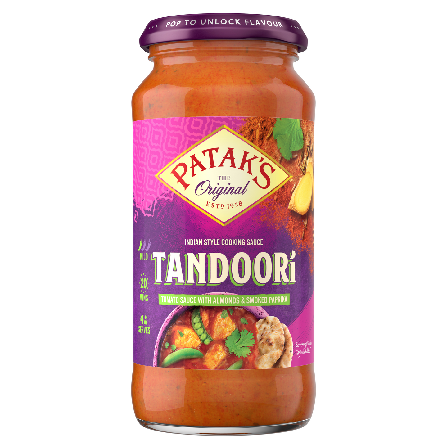 Patak's Tandoori Currykastike 450g