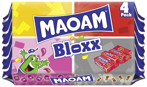 Haribo Maoam Bloxx 4-pack hedelmätoffee 88g