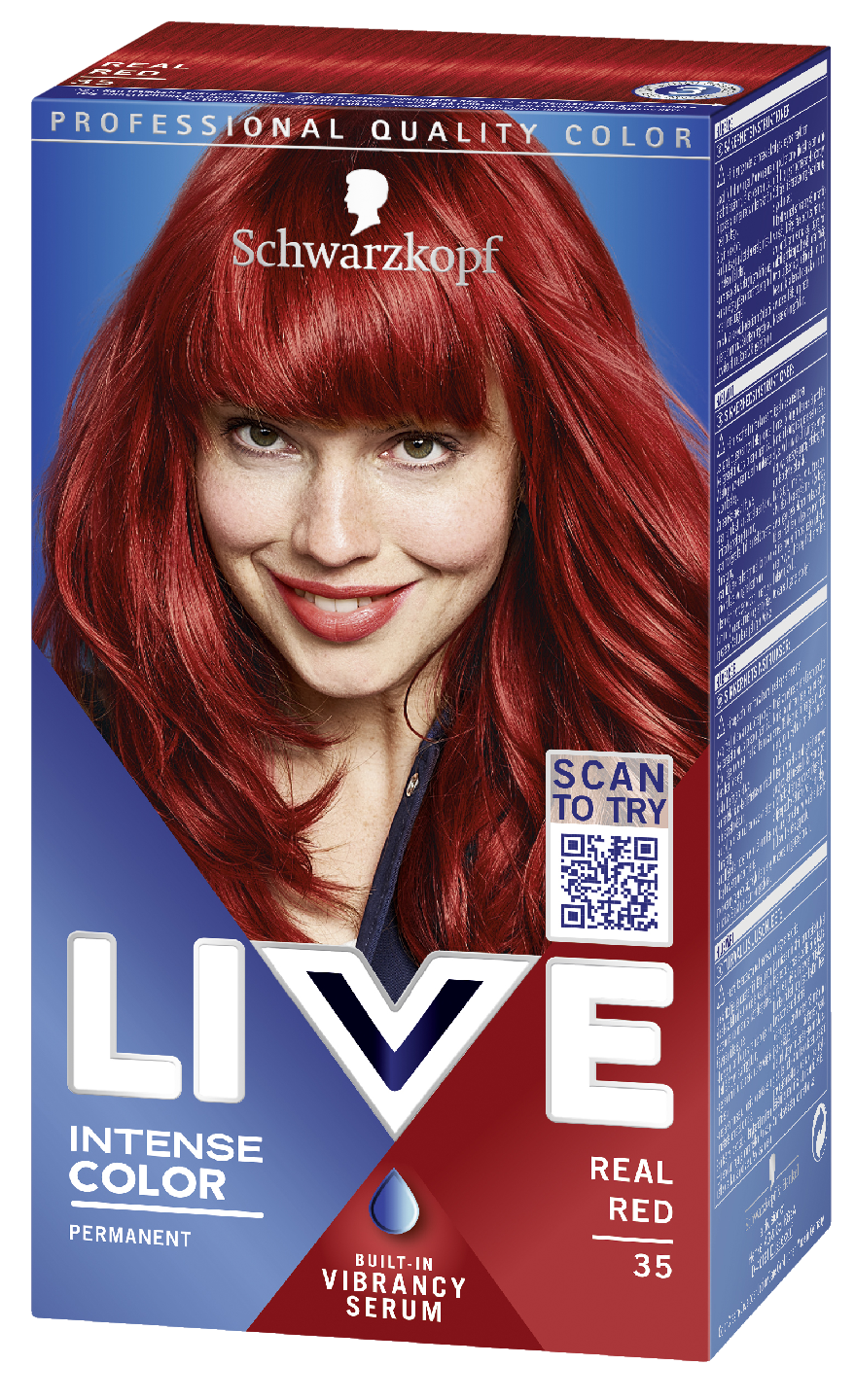 Schwarzkopf Live 35 Real Red hiusvär