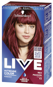 Schwarzkopf Live 43 Red Passion hiusväri