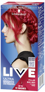 Schwarzkopf Live Ultra Brights 92 Pillar Box Red hiusväri