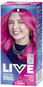 Schwarzkopf Live Ultra Brights 93 Shocking Pink hiusväri