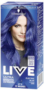 Schwarzkopf Live Ultra Brights 95 Electric Blue hiusväri