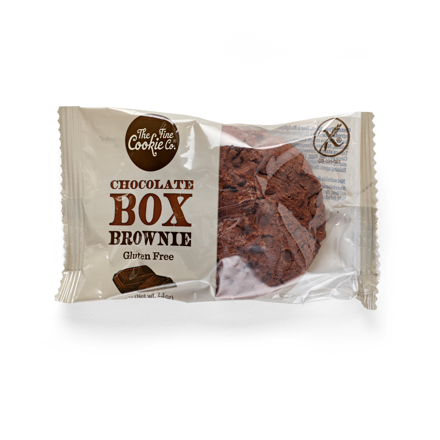 Fine Cookie Company Chocolate Box Brownie cookie gluteeniton 65g