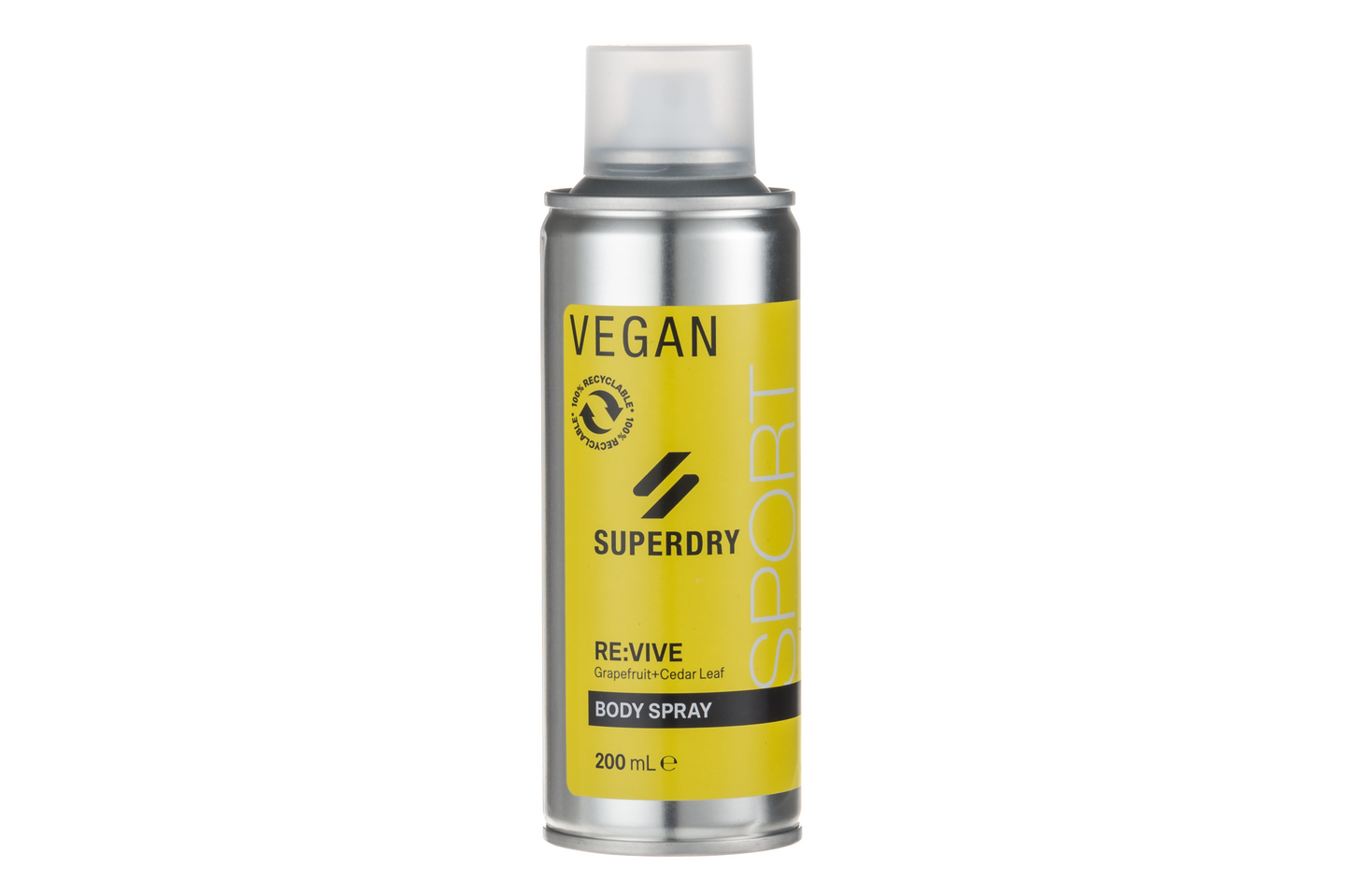 Superdry Sport bodyspray 200ml Re:Vive - Grapefruit+Cedar Leaf