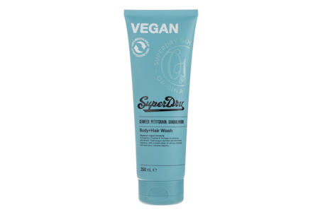 Superdry O&V suihkushampoo 250ml Pacific - Seaweed. Petitgrain. Sandalwood.