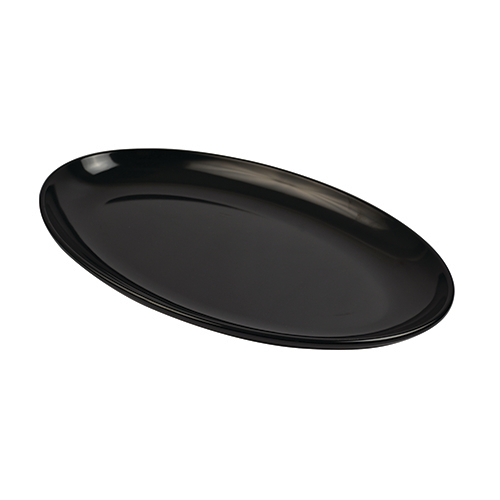 Oval Gastro astia musta 530x325x50mm 3 l