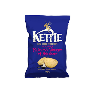 Kettle Chips 40g Sea Salt & Balsamic Vinegar Perunalastut