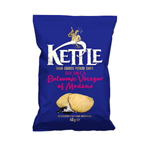 Kettle Chips 40g Sea Salt & Balsamic Vinegar Perunalastut