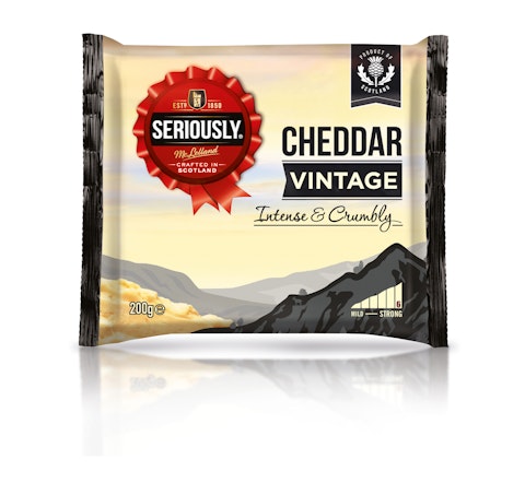 Seriously Vintage cheddar juusto 200g