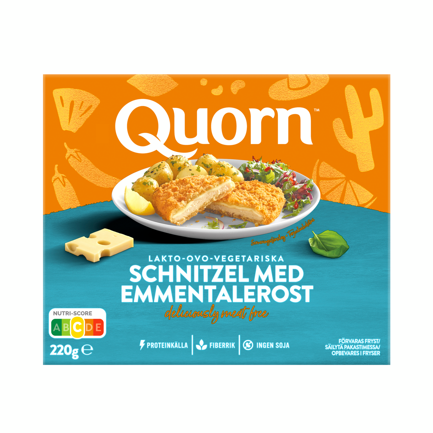 Quorn Emmentaljuustoleike 220g pakaste