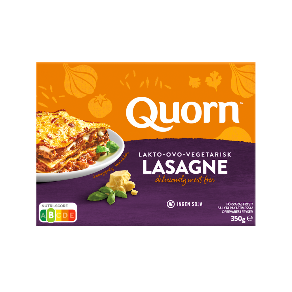 Quorn lasagne 350g pakaste — HoReCa-tukku Kespro