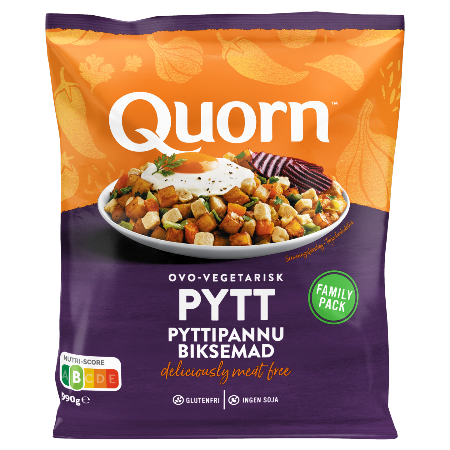 Quorn Pyttipannu 990g pakaste