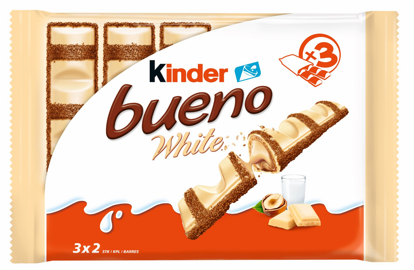 Kinder Bueno White 117g 3-pack sukl